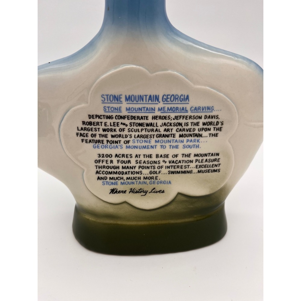 Jim Beam Stone Mountain GA Decanter Monument to the South Regal China Vintage - Picture 10 of 13